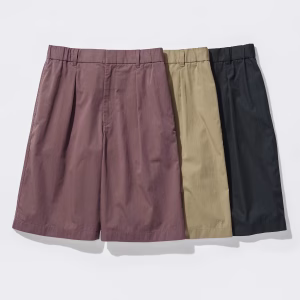Short large plissé