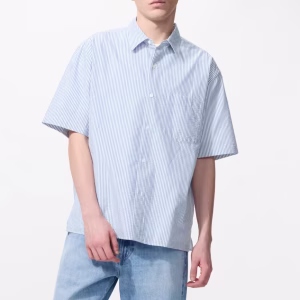 Chemise Seersucker Rayée