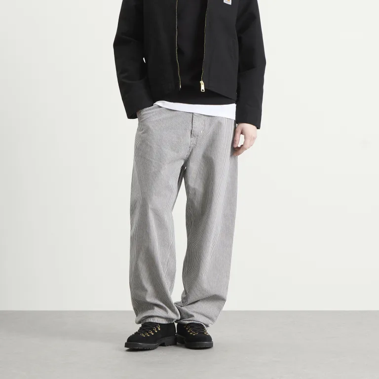Mercer Single Knee Pants Graphite & Wax Stripe